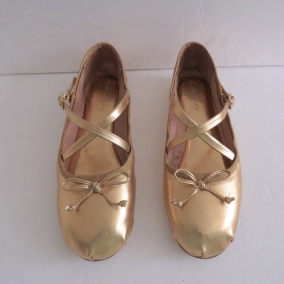 Anthropologie Circus Ny by Sam Edelman Zuri Satin Cross-Strap Ballet Flats 9M - Picture 9 of 15